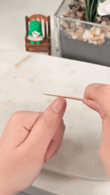 shape your nail with the file