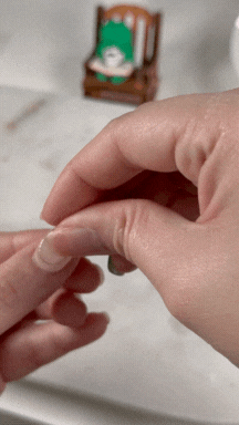 Align the press on nails as close to your cuticle and press down and hold firmly for 10 seconds.