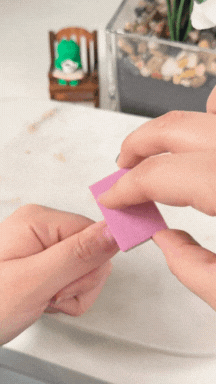 buff the surface of your nail with the buffer